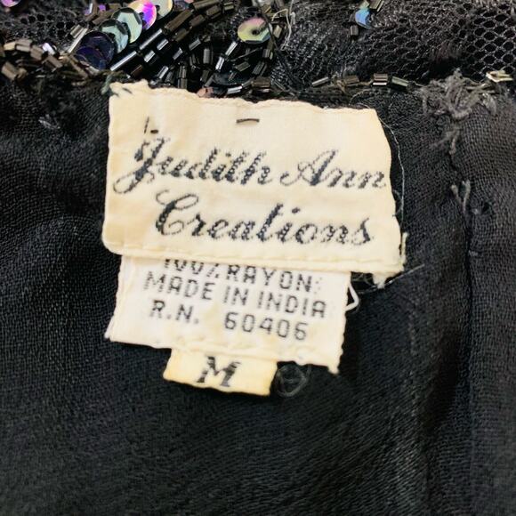 Vintage Judith Ann Victorian Romance Sequin Lace Dress - Picture 13 of 13